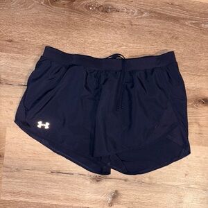 Under Armour Women's Fly By 2.0 Navy Athletic Shorts